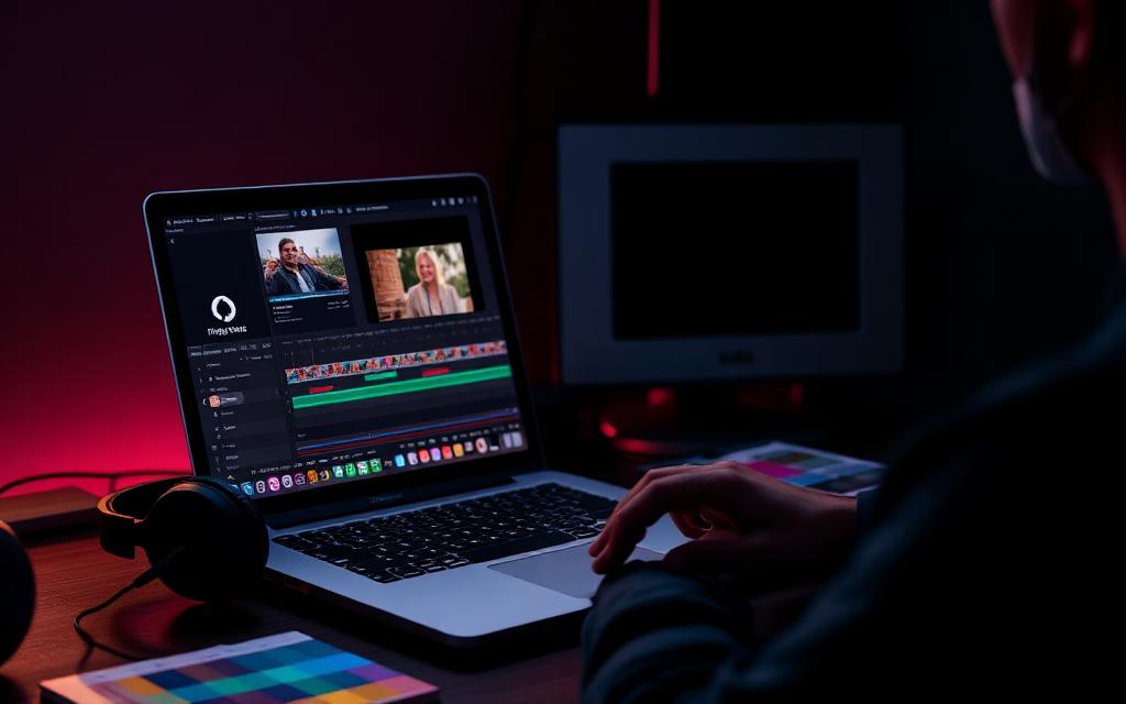 Laptop used for video editing and rendering