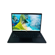 Refurbished Dell Latitude 7420 14-inch FHD laptop with Intel Core i7 11th Gen, 32GB RAM, and 256GB SSD in black color.